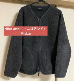 Niko and... （ニコアンド）ボアフリースジャケット　Mサイズ