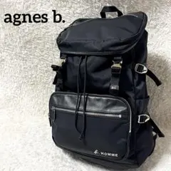 ✨超激レア✨アニエスベー リュック ビジネスバッグ A4収納可能 ロゴ金具