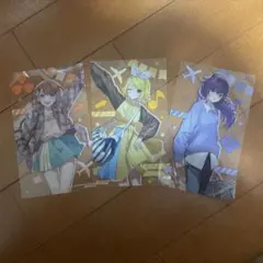 プロジェクトセカイ ブロマイドセット 鏡音リン 花里みのり 朝比奈まふゆ