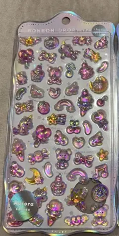 ボンボンドロップシール churukira オーロラシリーズ