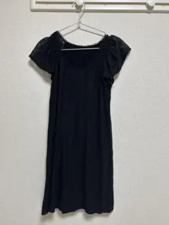 美品 プロポーション ブラック レースワンピース 3