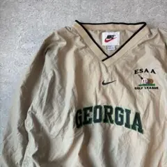 NIKE 90s プルオーバー ナイロン ビックロゴ 白タグ XL