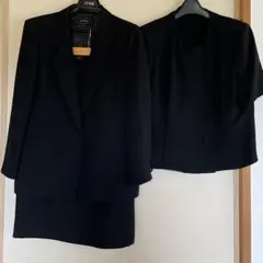 東京ソワール　フォーマル3点セット　ブラック　喪服　礼服　15AR