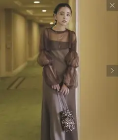 Kastane オケージョンドレス/結婚式 ブラウン