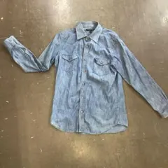 15 バナナリパブリック デニムシャツ 長袖 Mサイズ