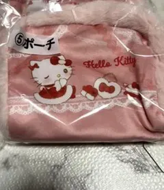 Hello Kitty フリースポーチ ピンク