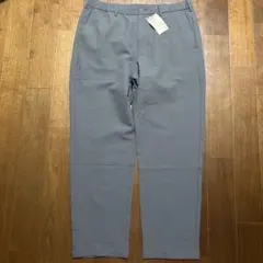 無印良品　XL グレー　紳士 風を通すストレッチサッカーノータックパンツのサムネイル