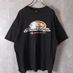 ハーレーダビッドソン Tシャツ 半袖 スクリーミンイーグル 両面印刷 黒のサムネイル