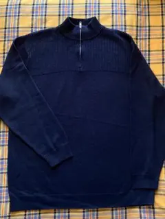 Eddie Bauer 軽量　メリノウール　ハーフジップニット