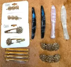 ヘアアクセサリー ヘアクリップ・ヘアピンセット まとめ売り