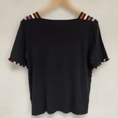 美品 カラフル ブガーリ BUGARRI カットソー 絹 シルク ボートネックのサムネイル