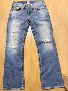 True Religion デニムパンツ ダメージ加工