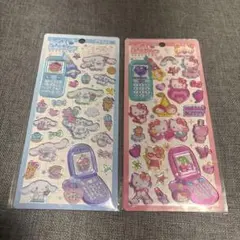 平成はっぴーフォン　シール　サンリオ　キティ　シナモン