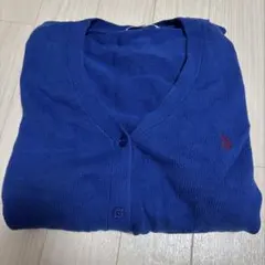 U.S. POLO ASSN. 長袖カーディガン ブルーのサムネイル