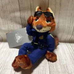 ニック ぬいぐるみキーホルダー ディズニーストア ズートピア 警察官