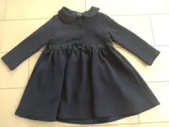 【ネイビー　フォーマルワンピース90㌢】