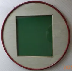 ガラス木製額縁（丸型）