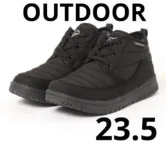 ブーツ 「防水・防滑」OUTDOOR バンジーレーススニーカーブーツのサムネイル