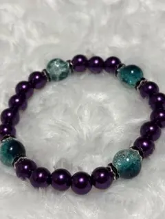 ❤️3月31日迄！❤️パープルブレスレット