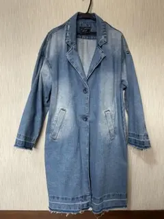 ライトブルー デニムコート