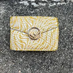 FENDI ズッカ柄 二つ折り財布 イエローのサムネイル