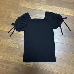 GRL 半袖 ニット ブラック