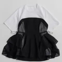 MAISON SPECIAL メッシュドッキングTシャツのサムネイル