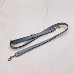 coach ライトブルー レザー ショルダーストラップ