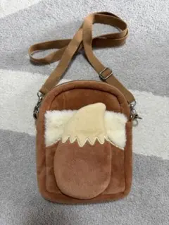イーブイデザイン　フリースショルダーバッグ