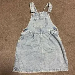 H&M &DENIM ライトブルー ジャンバースカート US8