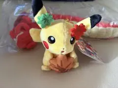 ポケモンセンターヒロシマ　ピカチュウ(もみじまんじゅう)ぬいぐるみ