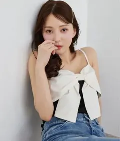 nice claup ビックリボンキャミソール