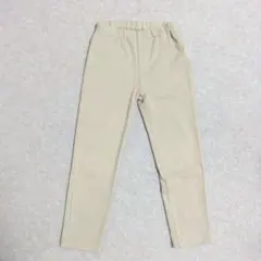 【限定価格】無印良品　らくらく動けるレギンスパンツ　120サイズ　ベーシュ