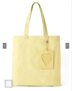 GRL 推し活トートバッグ 黄色