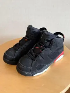 【AIR JORDAN 6 キッズ 17cm 11C】ブラック/インフラレッド