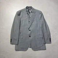 五大陸 メンズ 春夏 サイドベンツ ジャケット グレー M相当 背抜き 