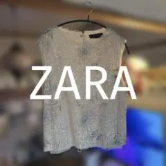 【最終値下げ】ZARA スパンコール ノースリーブ トップス
