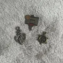 ハンドメイド　バスケットボール　筏　海　夏　チャーム