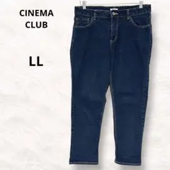 シネマクラブ デニムパンツ ジーンズ ジーパン テーパード ストレッチ LL