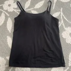 エアリズムブラキャミソール　ブラトップ　UNIQLO M ブラック