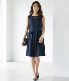 G5337*極美品☆新品タグ付☆ナチュラルビューティーベーシック☆ワンピース