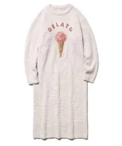 な*の様 ジェラートピケ ベビモコアイスジャガードドレスピンク