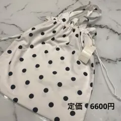 新品★ehka sopo エヘカソポ　ドット柄巾着トートバッグのサムネイル