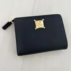 Lanvin Collection☆ランバンコレクション☆小銭入れ付折り財布☆黒