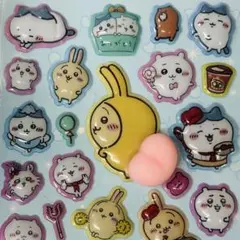 ✨新品・未開封✨ちいかわ ぷにぷに おしりシール 1枚 桃 ぷくぷくシール ④