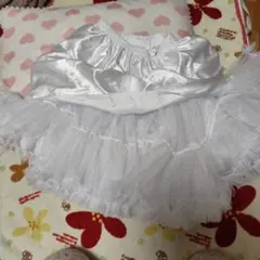 ホワイトフリルパニエ