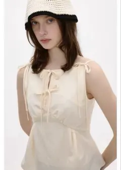Fano Studios リボンデザイン ペプラムキャミソール ビスチェ Fano Studios リボンデザイン ペプラムキャミソール ビスチェ - メルカリ
