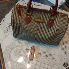 美品 ポロラルフローレン チェック ボストンバッグ 旅行 ビンテージ レディース 中古・古着通販】POLO RALPH LAUREN (ポロ・ラルフローレン) チェック