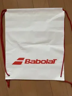 ランドリーバッグ バボラ Babolat ホワイト レッド 巾着袋 ナップサックのサムネイル