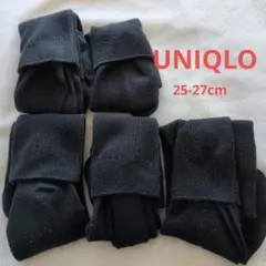 UNIQLO　ユニクロ　靴下　黒　6足セット